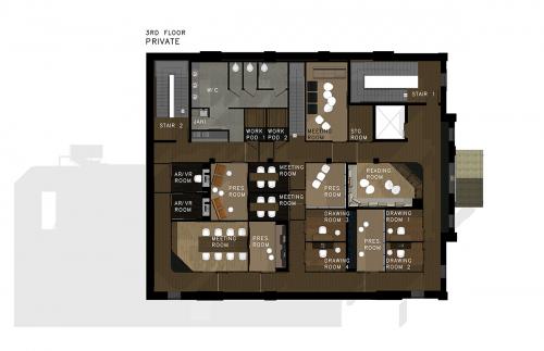 3rd Floor Plan (NTS)