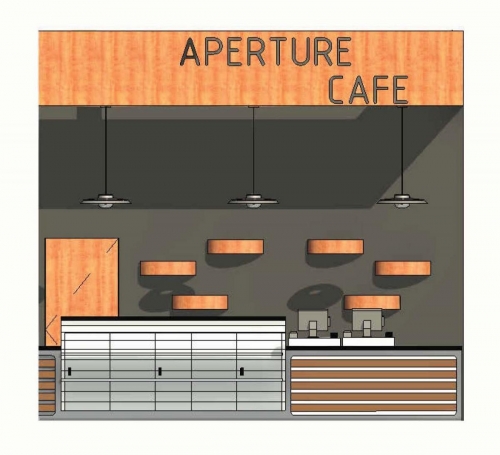 Elevation of the Café