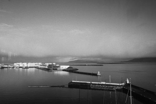 View of design proposal from the Harpa Concert Hall