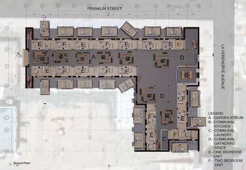 Second floor is regulated for the co-operative residents 