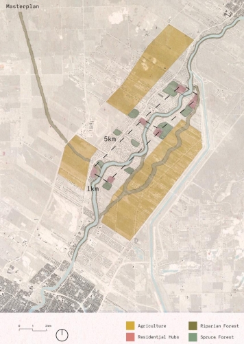 Masterplan for the future development.