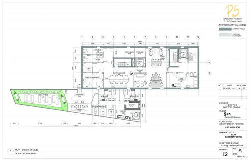 Basement floor plan