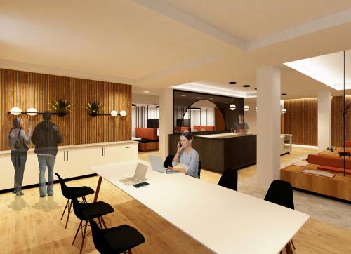 First Floor – Communal Seating & Café