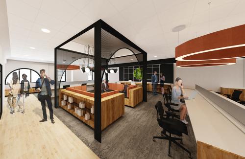 Third Floor – Individual Workspace & Collaborative Workspace